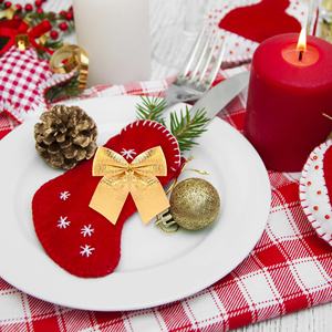 Offre Spéciale : Nœuds de Noël en Ruban, Ornements pour Arbre de Noël, Décorations pour Cadeaux, Fournitures d'Artisanat - Product Image 3