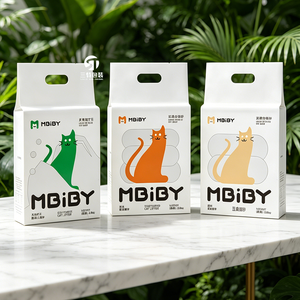 Custom Cat Litter Packaging <b>Bags</b> | 6L 10L 20L Flat Bottom Moisture Proof <b>Vacuum</b> <b>Bags</b> with Handle & Tear Notch - Product Image 5