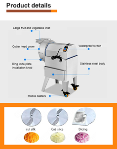 Hachoir à fruits et légumes multifonctionnel 3 en 1 Machine à trancher les légumes - Product Image 5