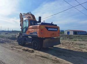 Excavatrice sur pneus Doosan DX210W d'occasion de haute qualité, excavatrice sur pneus d'occasion Doosan DX210W avec pneus usagés - Product Image 6