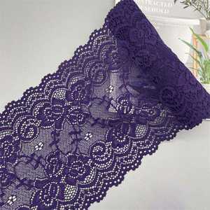 Tissu brodé sexy éco-responsable à haute ténacité, extensible et élastique, personnalisé en usine, pour vêtements et robes de mariée, dentelle en coton - Product Image 3