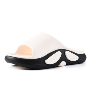 Men's Platform Sandals <b>EVA</b> Sole Non Slip Outdoor Beach Flip Flops White Black Khaki Size 40 41 42 43 44 45 - Product Image 5