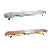 Barre lumineuse ambre de flics de taille multicolore personnalisée lumières stroboscopiques et sirène d'ambulance de toit de voiture