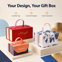 Pochette en papier personnalisée en gros pour cartes de crédit VIP et cartes de visite, en matériaux recyclés, avec fermeture magnétique rigide et pelliculage brillant
