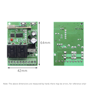 Dc12v/24V không dây điều khiển từ xa thiết bị chuyển mạch cho cổng động cơ cửa nhà để xe RF điều khiển từ xa Transmitter & Receiver nhà sản xuất - Product Image 2