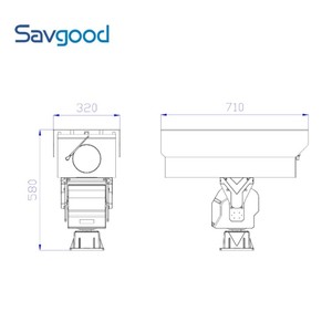 86x Zoom Quang Học 10-860Mm Ống Kính 60fps <span class=keywords><strong>Ultra</strong></span> Long Range Quang <span class=keywords><strong>Defog</strong></span> Wiper <span class=keywords><strong>Starlight</strong></span> Mạng PTZ <span class=keywords><strong>Camera</strong></span> SG-PTZ2086N-O Tốc Độ Cao - Product Image 3