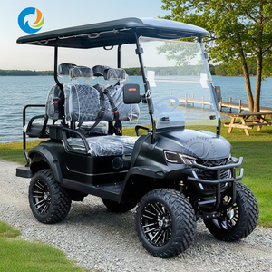 Robetaa Nuevo Diseño Chino Carrito de <span class=keywords><strong>Golf</strong></span> Eléctrico de 48V y 4 Asientos, Buggy Todoterreno para Caza - Product Image 1