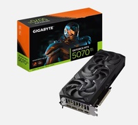 Carte graphique VGA GPU RTX 5070 Ti WINDFORCE OC SFF avec ventilateur, 16 Go GDDR7, fréquence 2580 MHz, pour PC de jeu performant