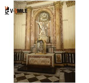 Base décorative de piédestal de pilier de marbre de <span class=keywords><strong>colonne</strong></span> de marbre de style européen <span class=keywords><strong>pour</strong></span> la sculpture de <span class=keywords><strong>statue</strong></span> - Product Image 3