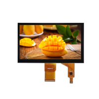 Monitor de Pantalla Táctil TFT LCD Personalizado de 800*480 y 7 Pulgadas, Certificación ISO 9001 CE, Interfaz MIPI de 4 Carriles, Interfaz RGB Paralela de 24 Bits