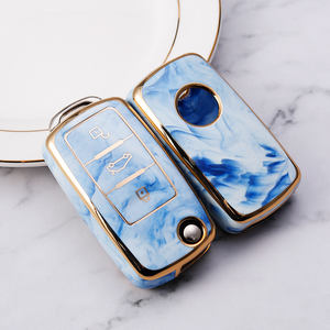 Keyyou-coque de clé de voiture en TPU à rabat, étui de protection pour VW Polo Golf Passat Tiguan coccinelle, Caddy T5 <span class=keywords><strong>Up</strong></span> Eos Skoda Octavia Seat Leon Altea - Product Image 4