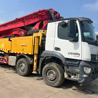 Pompes à béton montées sur camion Sany 56m Auto Volvo 2020 Euro V à faible nombre d'heures de fonctionnement, performantes et stables