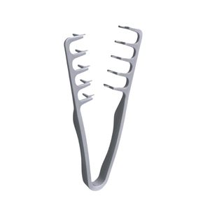 En gros, Peigne en plastique en V, Pince à cheveux pour frange et volume au dessus du crâne - Product Image 1