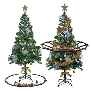 <span class=keywords><strong>Tren</strong></span> de Juguete Eléctrico de <span class=keywords><strong>Navidad</strong></span> de 88 cm con Música y Luces, <span class=keywords><strong>Tren</strong></span> de Juguete de Plástico con Vías - Product Image 1
