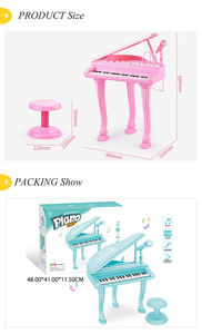 Instruments de <span class=keywords><strong>musique</strong></span> musicaux, clavier de <span class=keywords><strong>chant</strong></span> pour enfants, <span class=keywords><strong>piano</strong></span> avec chaise, jouets - Product Image 6