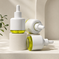 Emballages cosmétiques à faible MOQ, contenants vides pour soins de la peau, flacons compte-gouttes pour lotion et huile essentielle 50ml 80ml 100ml avec bouchon à vis personnalisé
