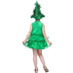 Di alta qualità di natale bambini su misura bambino con volant Dress bambine festa <span class=keywords><strong>verde</strong></span> abiti - Product Image 3