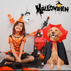Poliéster Lujo Halloween Otros accesorios de ropa para mascotas Disfraz de perro vampiro rojo Cosplay - Product Image 6