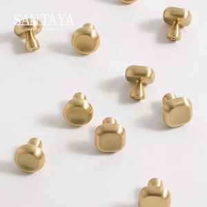 Santaya Massief Geborsteld Messing Grepen Keuken Kastgrepen Slaapkamer Garderobe Ladeknoppen Meubelgrepen - Product Image 6