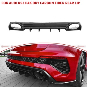 ชุดแต่งคาร์บอนไฟเบอร์แห้งแบบ PAK คุณภาพเยี่ยมสำหรับกันชนหลังรถยนต์ Audi RS3 - Product Image 4