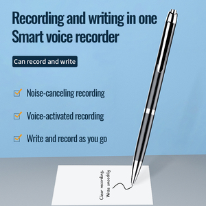 Grabadora de <span class=keywords><strong>Voz</strong></span> con Reproductor MP3 de un Solo Clic, Bolígrafo <span class=keywords><strong>Grabador</strong></span> para Reuniones y Entrevistas - Product Image 2