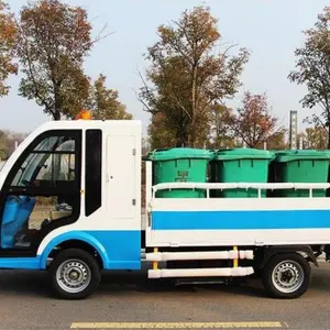 RNKJ驾驶室外街道树叶灰尘清洁电动垃圾车，用于城市、医院、学校