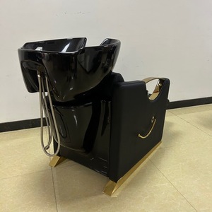 Cama de champú para peluquería de belleza, lavabo de cerámica, camas de champú, muebles de barbería, silla de champú, cama - Product Image 2