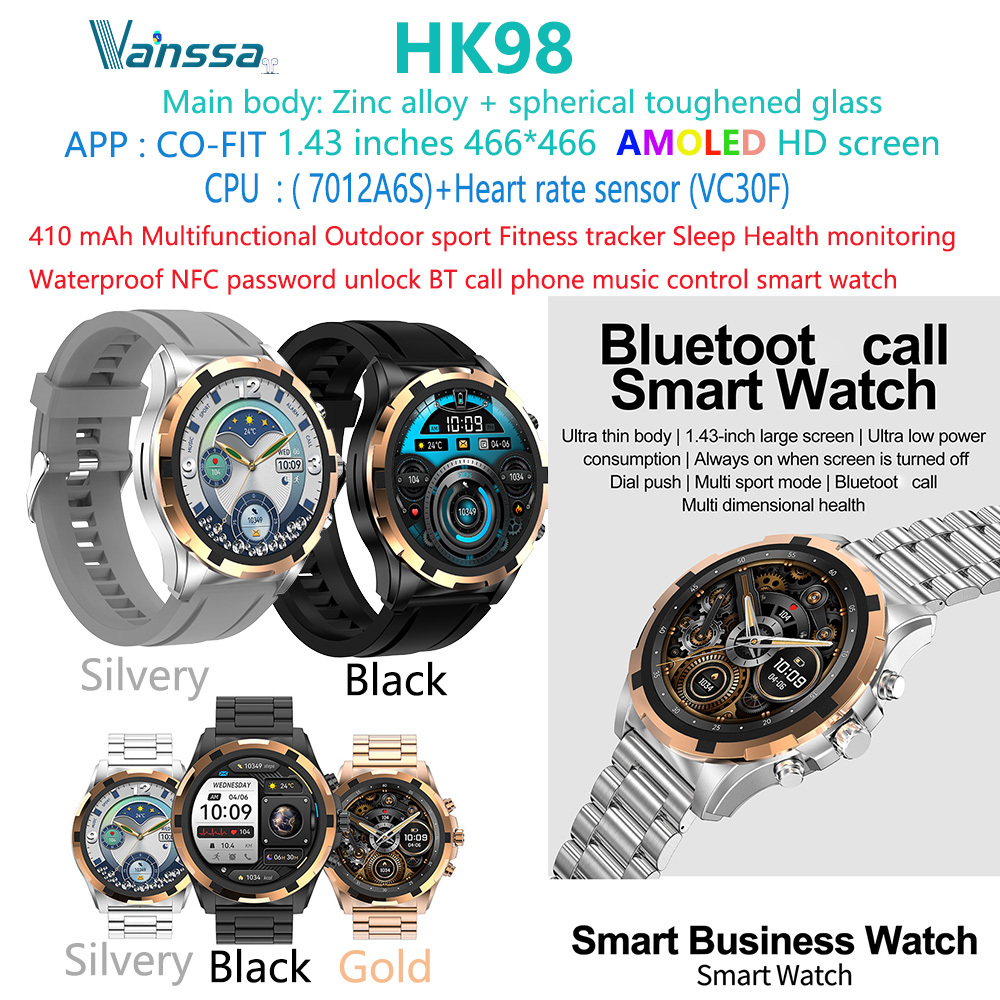 HK98-AMOLED-NFC-Sport-fitness-smart-watch