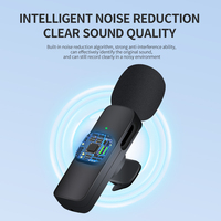 Échantillon Gratuit NEEXXT K9a Microphone Lavalier Sans Fil Double Bluetooth Réduction du Bruit Diffusion en Direct Extérieure pour Téléphone Mobile