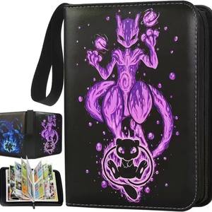 Reliure pour <span class=keywords><strong>cartes</strong></span> <span class=keywords><strong>de</strong></span> jeu <span class=keywords><strong>Pokémon</strong></span> Eevee, reliure à anneaux premium à 4 pochettes, 50 feuilles, capacité <span class=keywords><strong>de</strong></span> 400 <span class=keywords><strong>cartes</strong></span>, pour porte-<span class=keywords><strong>cartes</strong></span>, <span class=keywords><strong>album</strong></span> <span class=keywords><strong>Pokémon</strong></span> - Product Image 5