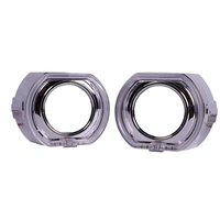 Feux avant IDISON BA30, derniers modèles, anneaux halo LED de 3 pouces, cache de protection pour lentille de projecteur, 12V, décoration pour voitures et SUV de style BMW