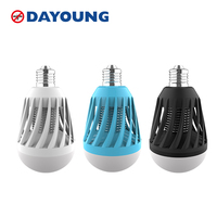 Pour Dayoung 365nm UV LED 2-en-1 électrique moustique tueur lampe Rechargeable lumière chaude insecte tueur ampoule brevet en attente antiparasitaire
