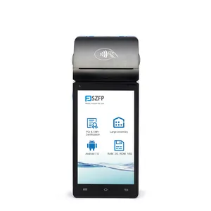 FP8800 akıllı el 5.5 inç Android pos sistemi terminali makinesi yazıcı WIFI gps kart okuyucu