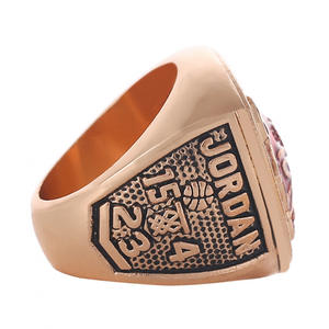 Anillos Personalizables de Aleación con Piedras Preciosas para Hombre, con Cristal y Diamantes de Imitación, Chapados en Oro, Tallas Ajustables - Product Image 5