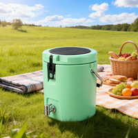 Glacière à vin isotherme portable de 8 L en PE rotomoulé, écologique, réutilisable, anti-fuite, design moderne et ludique, pour 5 jours de conservation de la glace
