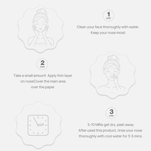 <span class=keywords><strong>LANBENA</strong></span> Masque Désincrustant Points Noirs Bandelettes Pour Nez Masque Noir Pelliculable Traitement Anti-Acné Masque Facial Nettoyant Profond Contrôle Sébum Soin de la Peau - Product Image 4