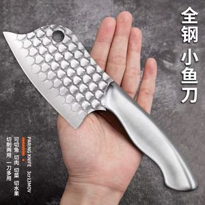 Cuchillo para matar pescado forjado a mano, mini cuchillo de cocina, cuchillo para mujer, cuchillo de cocina, cuchillo para matar pescado con diseño de escamas de dragón - Product Image 4