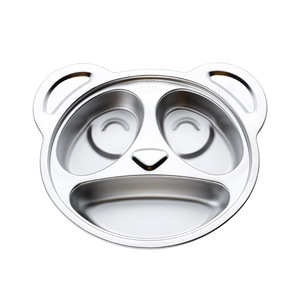 304 Stainless Steel Compartmented Plate Irregular Shape Children's Tableware For Kids Dining - Product Image 3