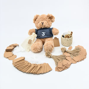 Aanpasbare luxe geprägte kraftpapier hangtags voor hoogwaardige brillen en premium sieraden met een elegante uitstraling - Product Image 5