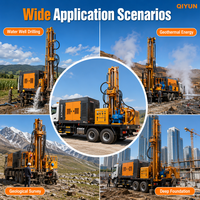 QIYUN Nouvelle Foreuse RC Montée sur Camion Personnalisée pour Puits Profonds, Machine de Forage Hydraulique