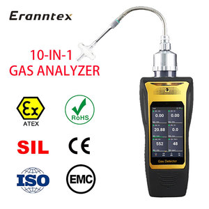 เครื่องตรวจจับก๊าซหลายชนิดแบบพกพา IP66 ความแม่นยำสูง 1-10 ชนิด พร้อมระบบวิเคราะห์ก๊าซ ระบบปฏิบัติการ Android รองรับ WiFi 4G GPS SOS และระบบแจ้งเตือนเมื่อเกิดการล้ม - Product Image 2