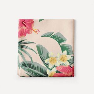 ผ้าพันคอไหมพิมพ์ลายสำหรับผู้หญิง ดีไซน์พิเศษ น้ำหนักเบา ขนาด 90 x 90 ซม. ผ้าซาตินไหมพิมพ์ลาย - Product Image 2