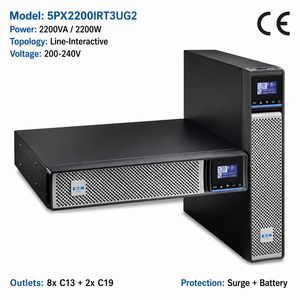 5PX 2200i RT3U 2200VA 2200W 3U Onduleur en rack/tour à onde sinusoïdale avec technologie ABM pour racks de serveurs - Product Image 2