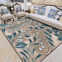 Tapis en velours cristal pour salon et chambre à coucher, tapis décoratifs luxueux, tapis décoratifs pour salon