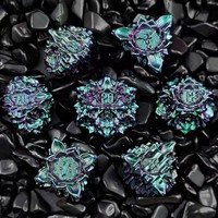 Dés carrés en métal D6 pour donjons et dragons du MDN TRPG polyèdre échecs COC jeu de société de groupe de course