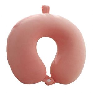 Almohada de Viaje en Forma de U con Logotipo Personalizado, Almohada de Cuello de Espuma Viscoelástica Multicolor, Almohada de Memoria en Forma de U - Product Image 3