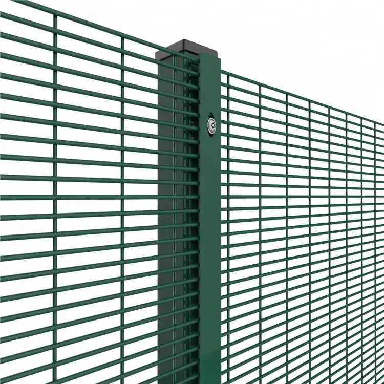 358 Security Fence Unclimbable Mesh Fence Panels Anti Climb Fence Hot-dip Galvanizing