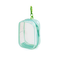 Sac de poussette transparent en PVC refermable en stock, pochette de rangement pour mini figurines, support de présentation suspendu pour porte-clés
