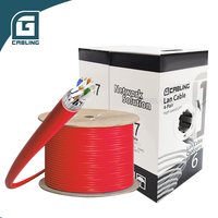 Cable de Red UTP Gcabling de 1000m, Ethernet, SFTP, Cat7e, Cat 7, 6e, Cat5e, 4p, 26AWG, 24AWG, AWG26, Cat 6, 5e, 100% Cobre