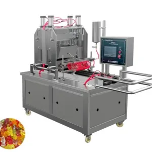 Kleine Semi-automatische Schaal Industrieën Mini Gummy Candy Depositor Machines Voor Zachte Snoep Beer Making Machine Fabrikant